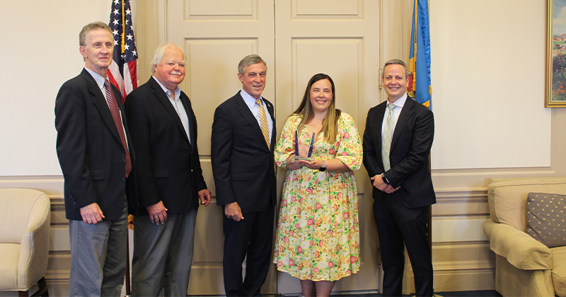 Christina Horstmann has taught for eight years, including student teaching experience at Delcastle Technical High School. Horstmann is recognized for her dedication to civics education both inside and outside of the classroom. Christina Horstmann has taught for eight years, including student teaching experience at Delcastle Technical High School. Horstmann is recognized for her dedication to civics education both inside and outside of the classroom.