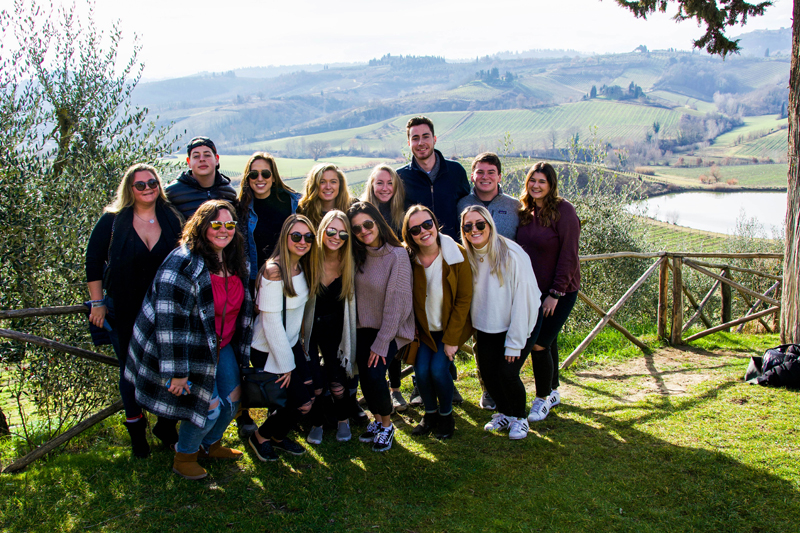 UD students visit Tuscany.