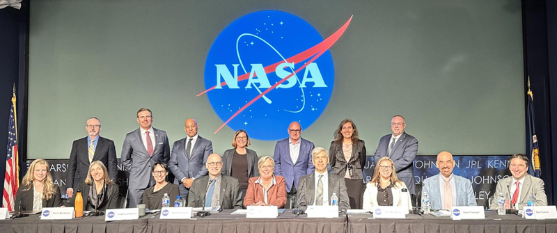 NASA has selected 16 individuals to participate in its independent study team on unidentified anomalous phenomena (UAP). Observations of events in the sky that cannot be identified as aircraft or as known natural phenomena are categorized as UAPs. University of Delaware astrophysicist Federica Bianco is among the 16. In this photo, she is third from the left in the front row. NASA has selected 16 individuals to participate in its independent study team on unidentified anomalous phenomena (UAP). Observations of events in the sky that cannot be identified as aircraft or as known natural phenomena are categorized as UAPs. University of Delaware astrophysicist Federica Bianco is among the 16. In this photo, she is third from the left in the front row.