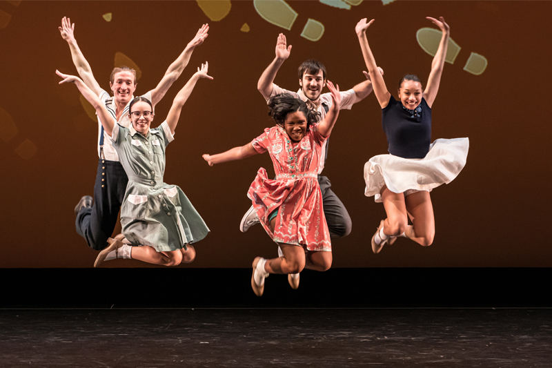 Dance minors participated in “Suite Blackness: Black Dance in Film,” a collaborative production involving the REP Theatre, UD theatre and dance faculty, and regional choreographers and dancers.