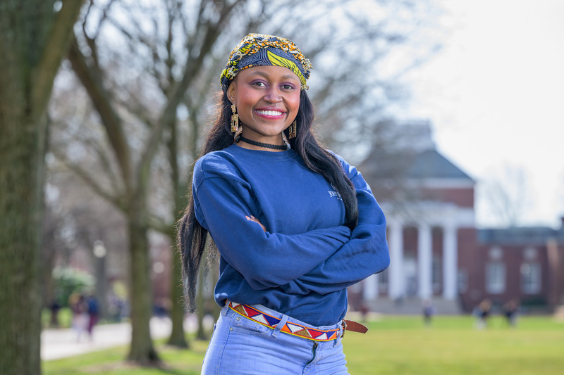 Stacy Mahiga, a senior neuroscience major and McNair Scholar at the University of Delaware, has demonstrated fortitude in overcoming challenges during her academic career. 