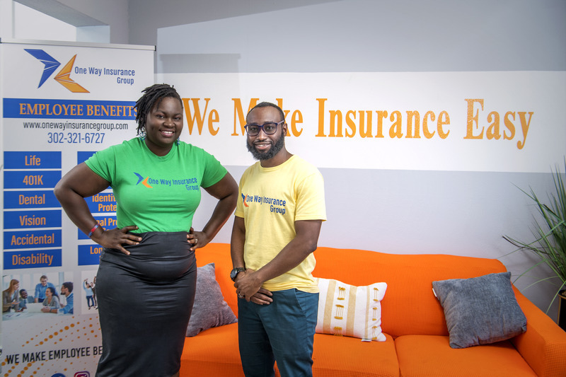 Gertha “Gigi” Jean, CEO and risk adviser of One-Way Insurance, and her husband, Ebens, started their multilingual insurance firm in Seaford, Delaware, to help small businesses navigate their insurance needs. With the Delaware Small Business Development Center’s help, the Jeans secured funding to equip a mobile insurance van to take their services on the road and into their local community. Gertha “Gigi” Jean, CEO and risk adviser of One-Way Insurance, and her husband, Ebens, started their multilingual insurance firm in Seaford, Delaware, to help small businesses navigate their insurance needs. With the Delaware Small Business Development Center’s help, the Jeans secured funding to equip a mobile insurance van to take their services on the road and into their local community.