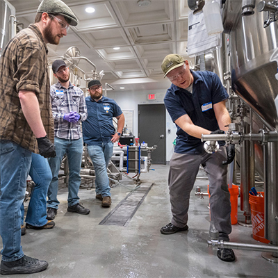 PCS beer-making class