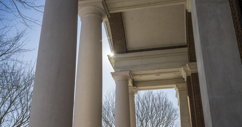 University of Delaware architectural detail
