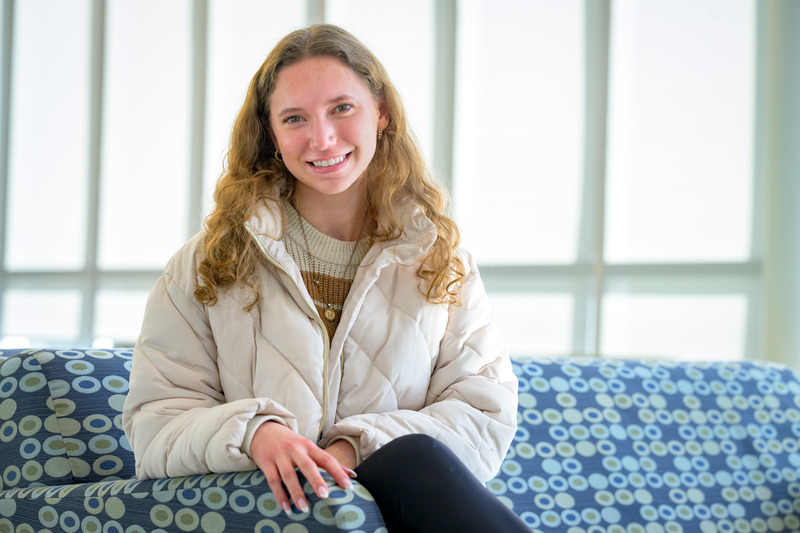 Megan Drucker, a sophomore psychology and communication double major, said she was excited to be back in the routine of classes. Megan Drucker, a sophomore psychology and communication double major, said she was excited to be back in the routine of classes.