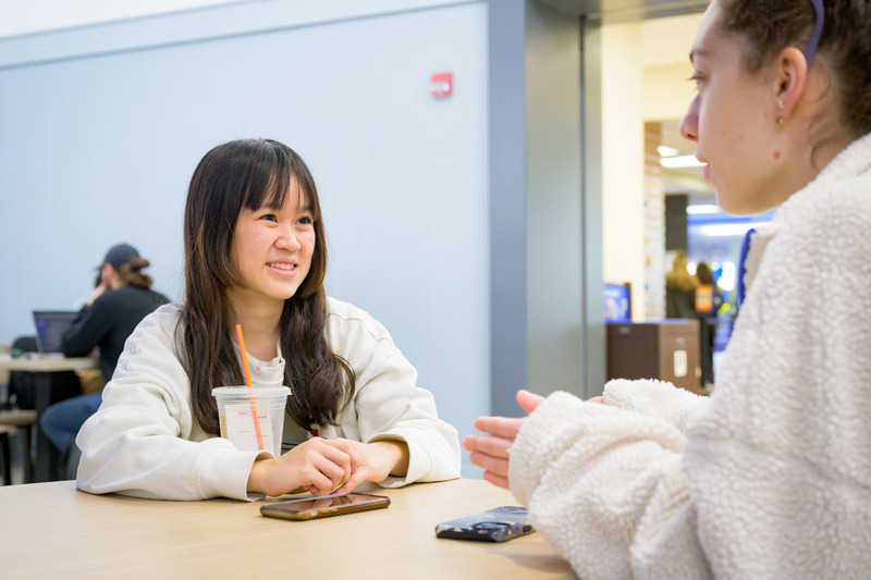 Nicole Wang, a sophomore biochemistry major, said the beginning of a new semester feels like a fresh start. Nicole Wang, a sophomore biochemistry major, said the beginning of a new semester feels like a fresh start.