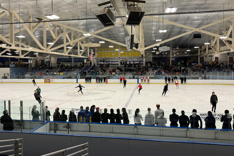 The University’s defining culture of inclusivity was on display at the Blue Hen Ice Classic, a student-run figure skating tournament that brought 213 skaters from 21 universities to Newark, Delaware, from Feb. 24-25.