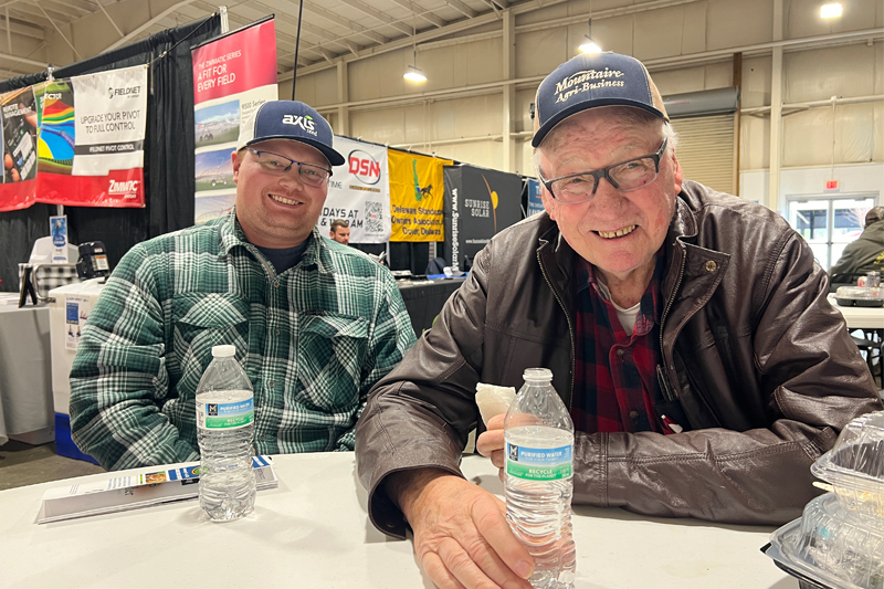 Seaford farmers Christian Handy and Irvin Handy, who grow corn, soybeans and wheat on 1,800 acres, attend Delaware Agriculture Week to earn continuing education credits to benefit their family farm.