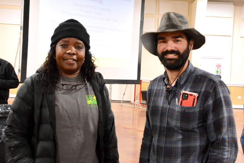 Productive partnerships are the key to effective outreach. Rose Ogutu, extension horticulture specialist at Delaware State University, poses alongside her UD colleague, David Owens, entomology extension specialist.
