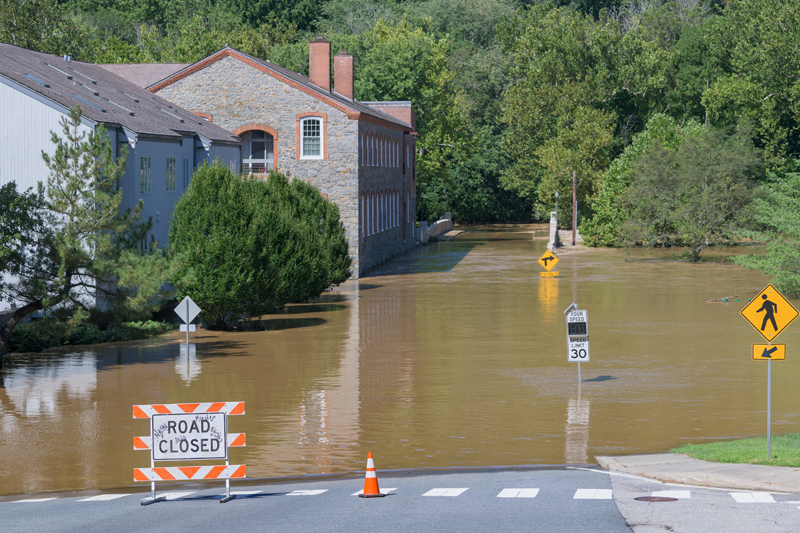 Brandywine River flooding