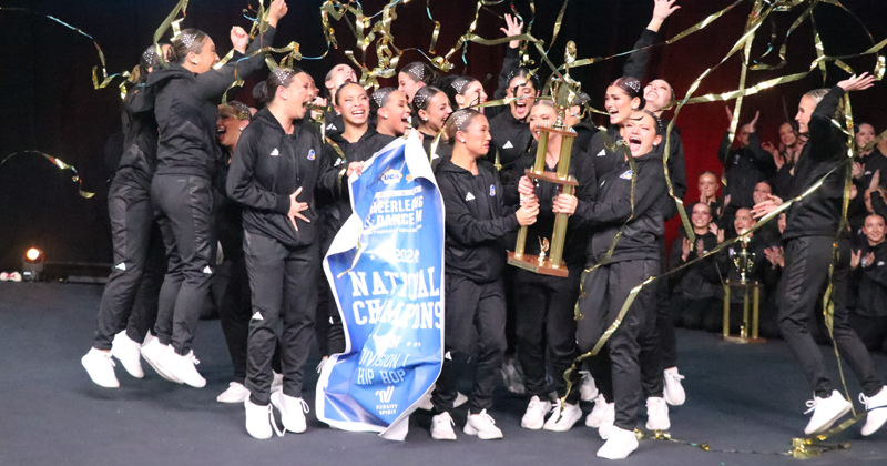 Dance claimed its third consecutive division I hip hop national championship.
