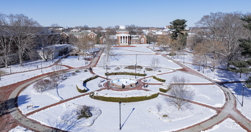 snow on campus snow on campus