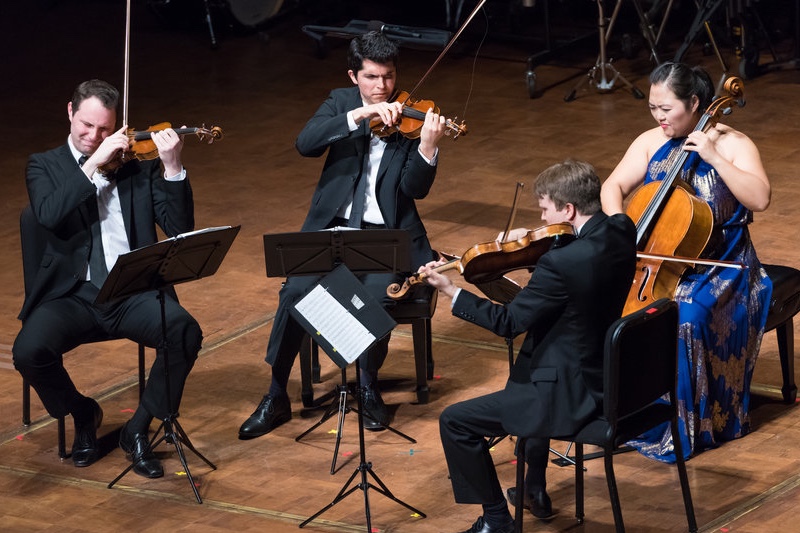 The Calidore String Quartet performs The Calidore String Quartet performs