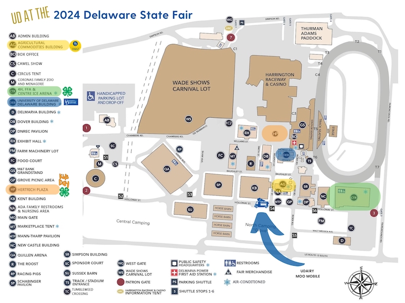 The University of Delaware, particularly Cooperative Extension, is a Delaware State Fair regular. The University of Delaware, particularly Cooperative Extension, is a Delaware State Fair regular.