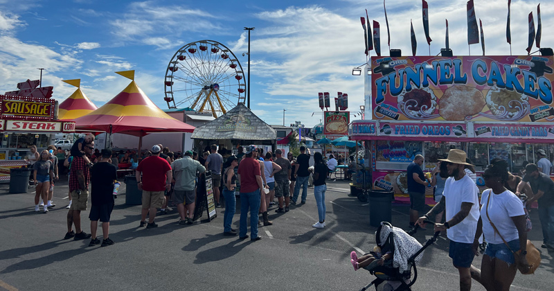The Delaware State Fair, held annually in Harrington, is a time-honored tradition for many Delaware families and tourists alike. The Delaware State Fair, held annually in Harrington, is a time-honored tradition for many Delaware families and tourists alike.