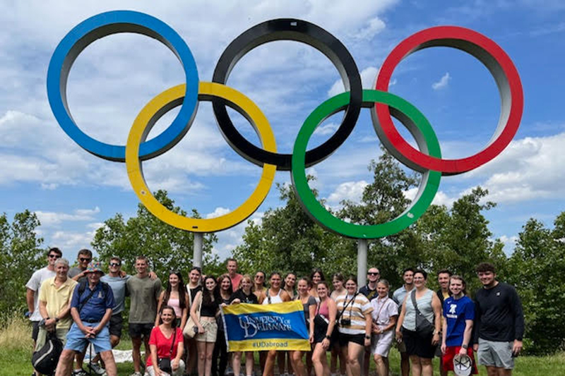 Blue Hens land in Paris for the Summer Olympics, where they’ll attend Olympic competitions for track and field, soccer, rugby and water polo. Blue Hens land in Paris for the Summer Olympics, where they’ll attend Olympic competitions for track and field, soccer, rugby and water polo.