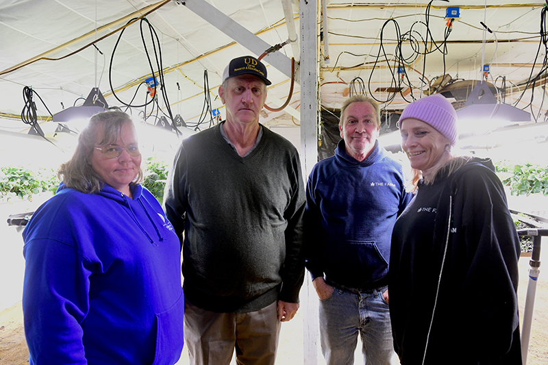 The research team (from left to right) includes Jen Jones, Gordon Johnson, Bill Owens and Jen Reed. The research team (from left to right) includes Jen Jones, Gordon Johnson, Bill Owens and Jen Reed.