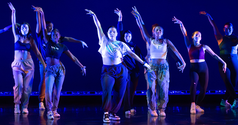 student dancers