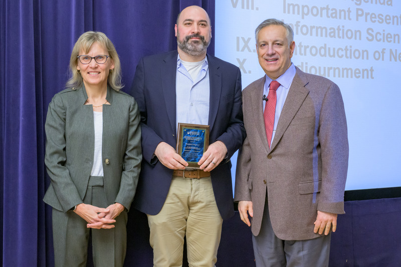 Benjamin Bagozzi, associate professor of political science and international relations, received the fall 2023 Mid-Career Excellence in Scholarship Award.