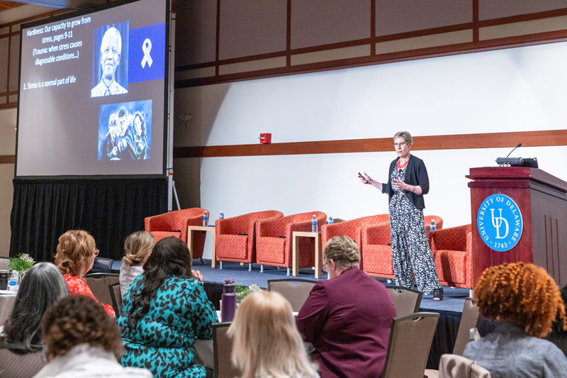 Jane Kise, founder of Differentiated Coaching Associates, delivers the event’s keynote address, titled “Tools for Leading and Thriving in Challenging Times.”