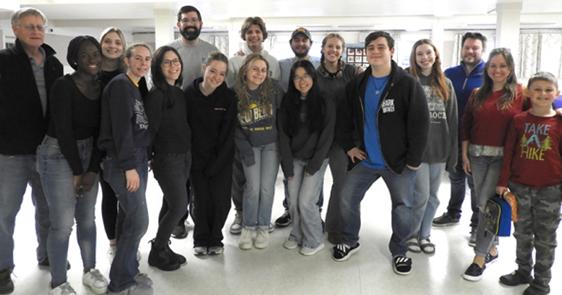 Ralph Hall, Carmie Morris and Lucas Pensinger were thrilled to find fellow Blue Hens in their small community in North Carolina. Ralph Hall, Carmie Morris and Lucas Pensinger were thrilled to find fellow Blue Hens in their small community in North Carolina.