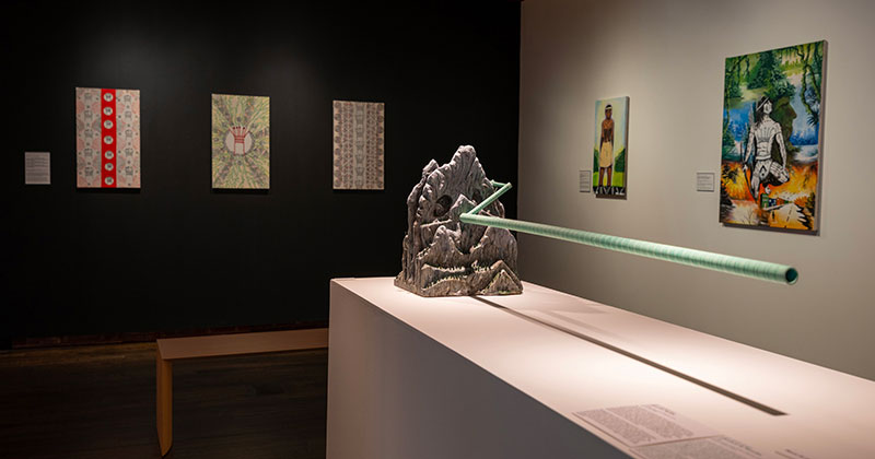 image of art in a gallery