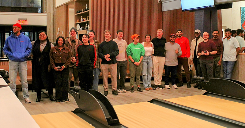 Students from four cohorts of the NDS MIDAS program attended a winter social and networking event on January 31, 2025.