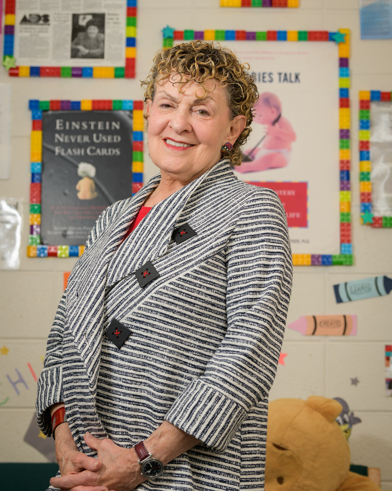 Roberta Michnick Golinkoff is Unidel H. Rodney Sharp Chair and professor in CEHD’s School of Education. She also holds appointments in the College of Arts and Sciences’ Departments of Psychological and Brain Sciences and Linguistics and Cognitive Science.