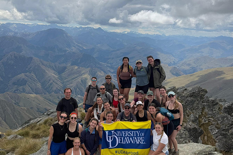 UD students hiked Ben Lomond near Queenstown, reaching the summit at 5,735 ft. UD students hiked Ben Lomond near Queenstown, reaching the summit at 5,735 ft.