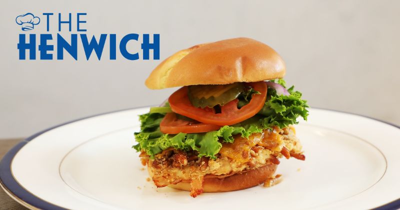 UDaily-The Henwich - 1 Henwich Sandwich on a plate