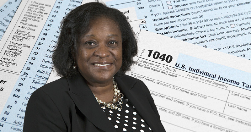 Karen McDougal, accounting instructor in the University of Delaware’s Alfred Lerner College of Business and Economics, offers six tips for filing taxes. Karen McDougal, accounting instructor in the University of Delaware’s Alfred Lerner College of Business and Economics, offers six tips for filing taxes.
