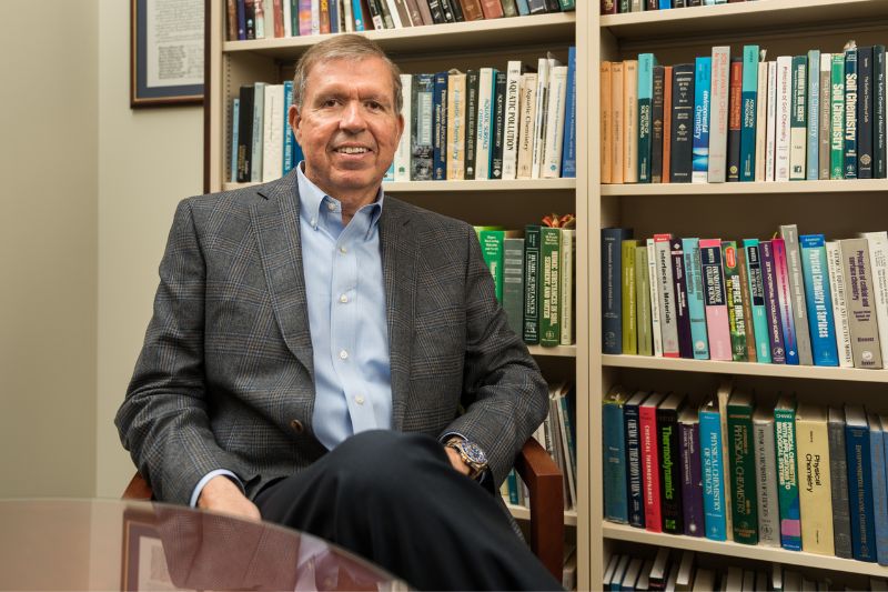 Dr. Sparks is renowned for pioneering the application of kinetics to soils. He was also a valuable mentor to dozens of University of Delaware students. Dr. Sparks is renowned for pioneering the application of kinetics to soils. He was also a valuable mentor to dozens of University of Delaware students.
