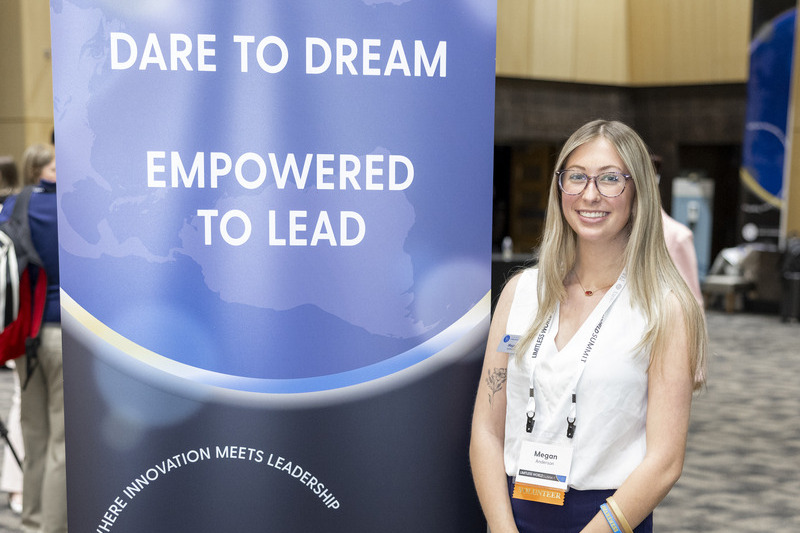Anderson volunteered at the Limitless World Summit — giving back to the program that transformed her path and inspired her to pursue college. Anderson volunteered at the Limitless World Summit — giving back to the program that transformed her path and inspired her to pursue college.