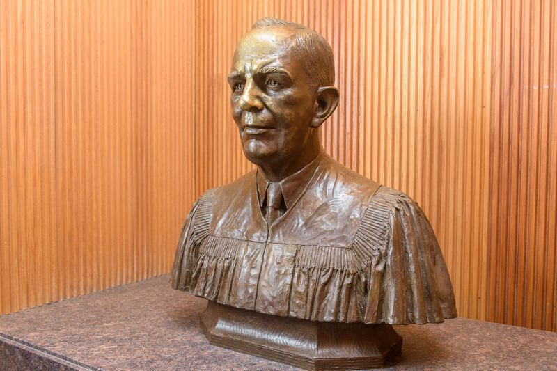 For good luck on exams, students should study, get a good night’s sleep and … rub Hugh’s nose? It holds true at UD, where Blue Hens on their way in and out of Morris Library swipe the bronze beak of the building’s namesake, an 1898 alumni turned federal District Court judge. For good luck on exams, students should study, get a good night’s sleep and … rub Hugh’s nose? It holds true at UD, where Blue Hens on their way in and out of Morris Library swipe the bronze beak of the building’s namesake, an 1898 alumni turned federal District Court judge.