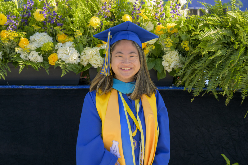 Jenna DeMaio, who earned honors degrees in public policy, economics and political science, plans to be an active alumna. Jenna DeMaio, who earned honors degrees in public policy, economics and political science, plans to be an active alumna.