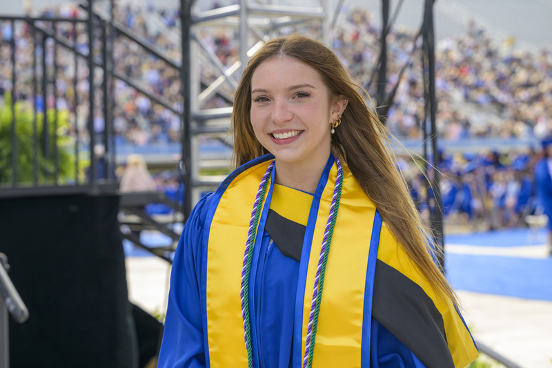 “It’s huge to be finally graduating after four years of a lot of hard work,” said Amanda Fede, a first-generation college student. “I’m really proud to be here.” “It’s huge to be finally graduating after four years of a lot of hard work,” said Amanda Fede, a first-generation college student. “I’m really proud to be here.”