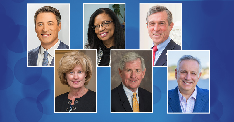 Matt O’Donnell, Lynnette Young Overby, John C. Carney Jr., Robin Wilson Morgan, John R. Cochran III and Dennis Assanis will receive honorary degrees. Matt O’Donnell, Lynnette Young Overby, John C. Carney Jr., Robin Wilson Morgan, John R. Cochran III and Dennis Assanis will receive honorary degrees.