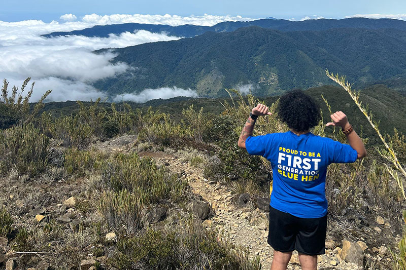 “My parents did so much to get me here,” said Moreno, a first-generation college student. “My parents are from Puerto Rico, I grew up in the U.S., and my studies took me all the way to Costa Rica.” “My parents did so much to get me here,” said Moreno, a first-generation college student. “My parents are from Puerto Rico, I grew up in the U.S., and my studies took me all the way to Costa Rica.”