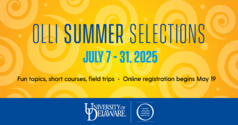 UD OLLI Summer 2025