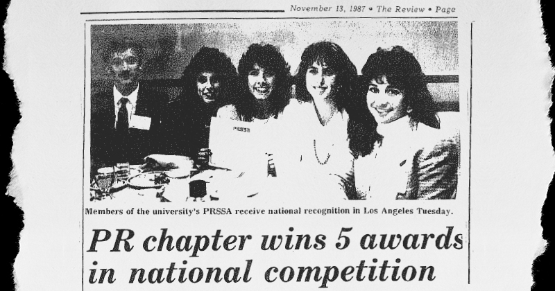 UD’s student newspaper, The Review, ran a story after UD’s newly revived PRSSA chapter won several national awards. Leong was president of the chapter and led the move to restart the chapter. 