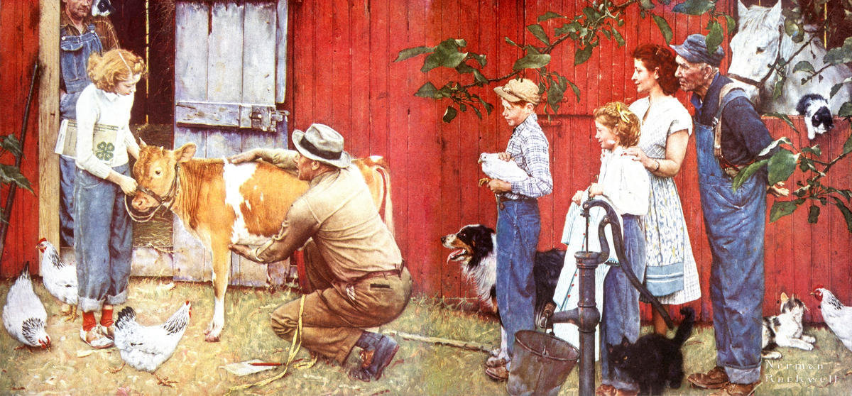 Norman Rockwell’s “The County Agent.”