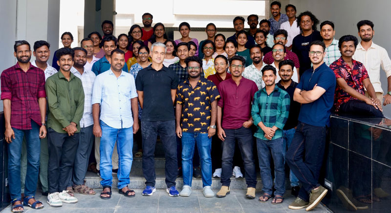 Sebastian Cioaba and students