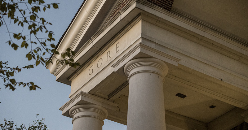 Gore Hall at dawn Gore Hall at dawn