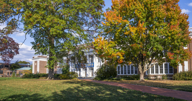 Pearson Hall in fall Pearson Hall in fall