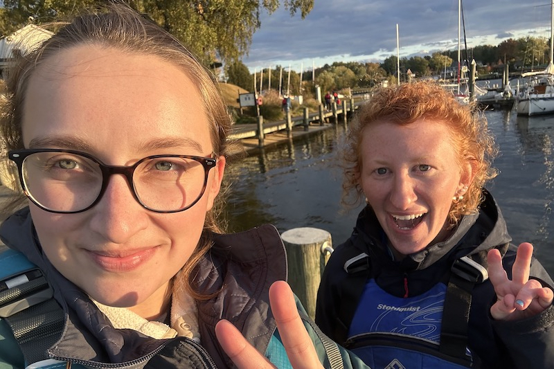 Anna Servidio (left) and Savannah McMullen