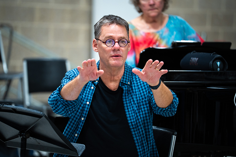 Paul D. Head, Unidel Professor of Music and director of choral studies, has been leading UD’s program for more than 25 years. 