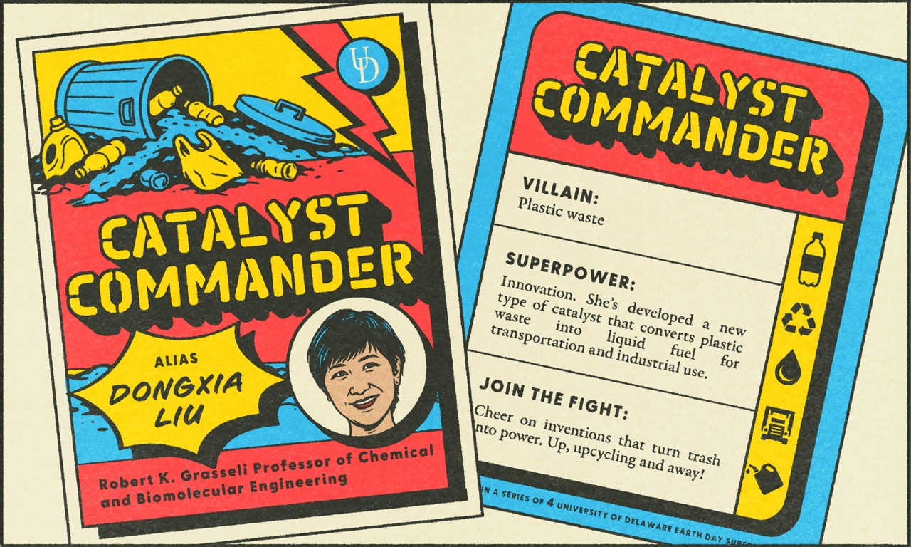 Dongxia Liu superhero card