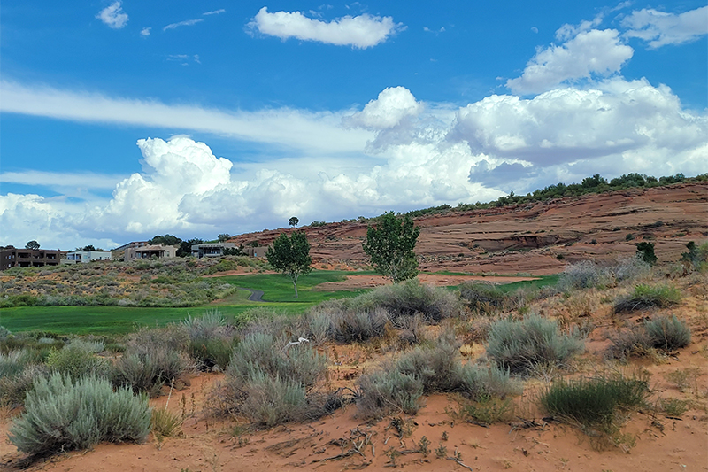 University of Delaware doctoral candidate Mehrnaz Haghdadi and doctoral student Nora Lucas conducted research focused on the water use of 12 golf courses in St. George, Utah, an arid, rapidly growing city in the Colorado River Basin.