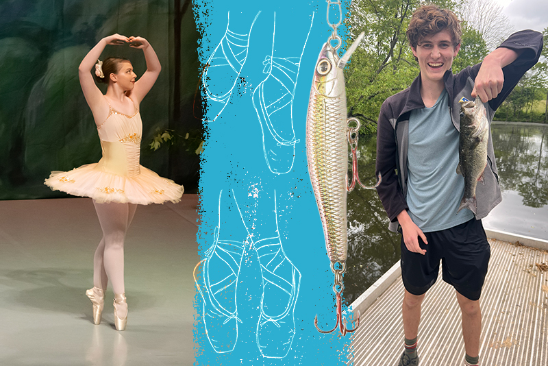 Students taking a Plastics Sustainability course had the opportunity to make an impact on a plastics problem of their own choosing. Caitlyn Edgar chose to combine her love of ballet with her passion for pursuing sustainable solutions for the Earth’s environment. For Lars Lefkowitz, it was a chance to apply his love of chemical engineering to his love for fishing. 