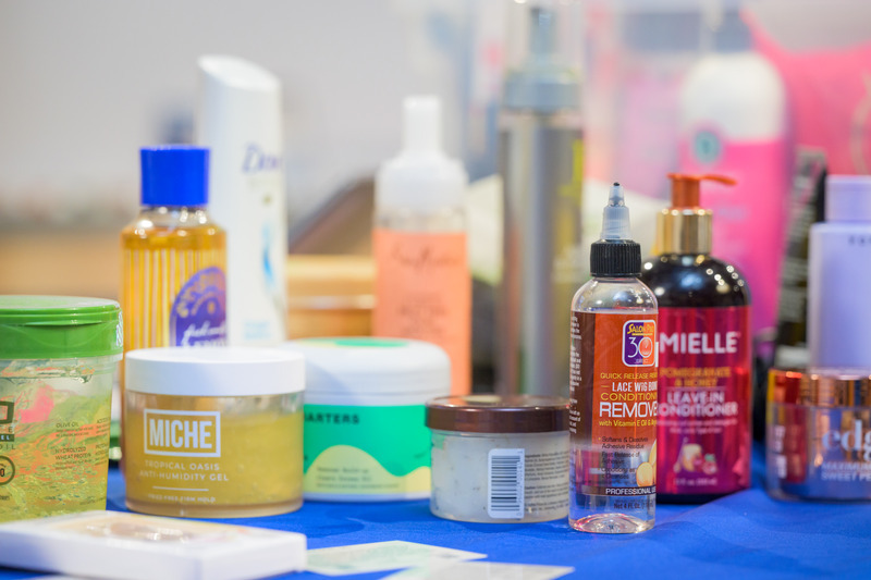 Throughout the month, students were invited to bring hair products they had tried but didn’t love — or that didn’t work for their hair — to the CIE on the second floor of Perkins Student Center.